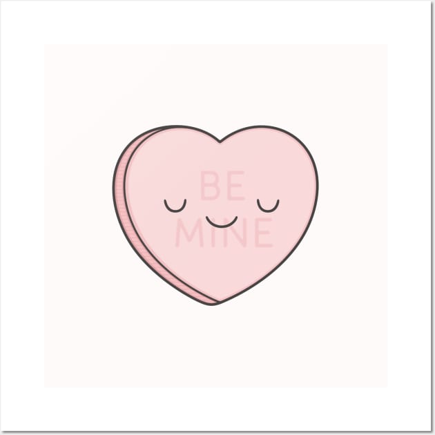 Sweet candy heart Wall Art by kimvervuurt